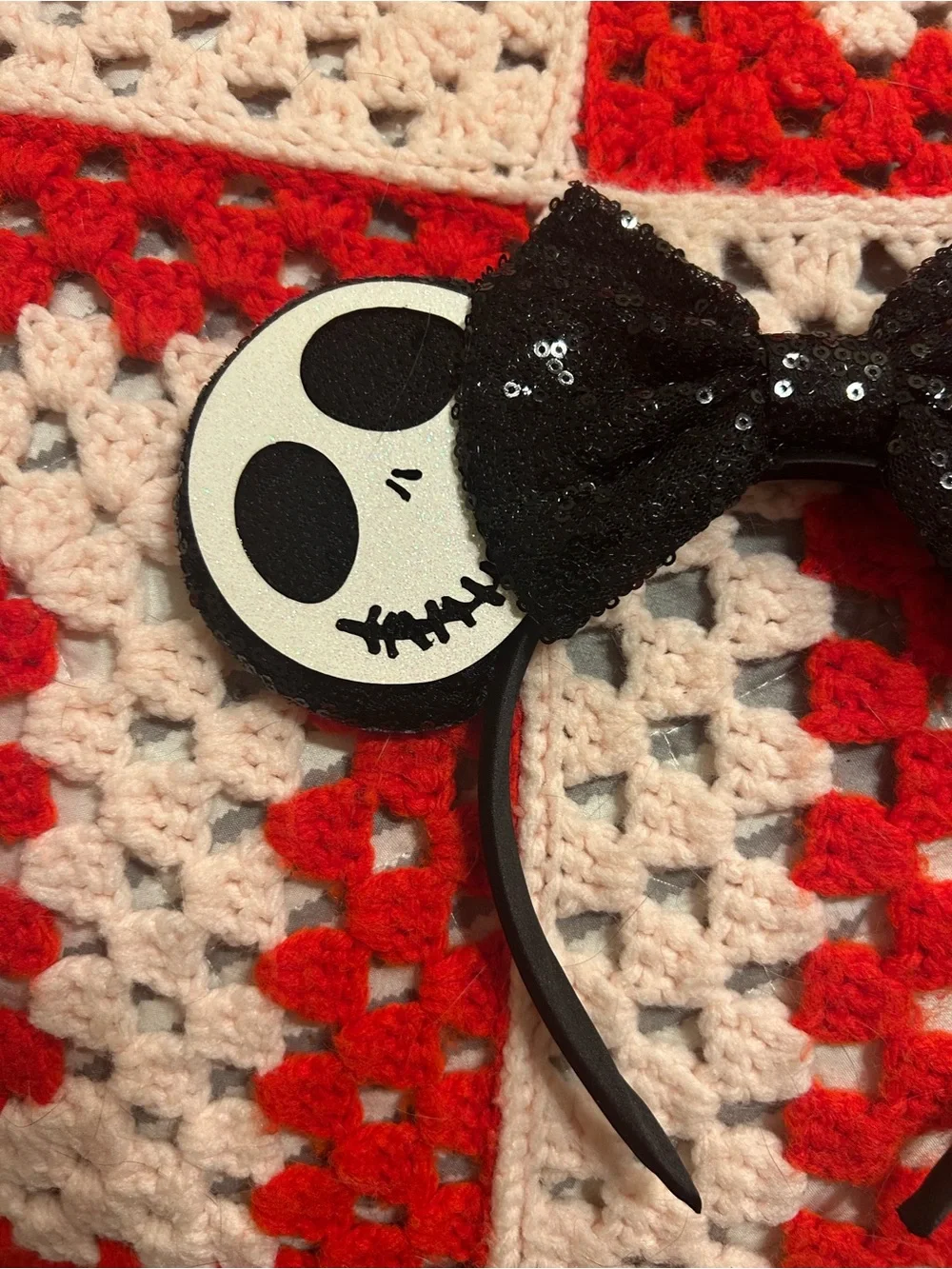 Jack and Oogie mouse ears headband